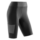 CEP PERFORMANCE COMPRESSION SHORTS (W) Компрессионные шорты для занятий спортом женские Черный/Серый - фото 276351