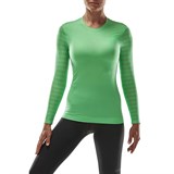 CEP ULTRALIGHT LONG SLEEVE RUN SHIRT (W) Футболка беговая с длинным рукавом женская Зеленый - фото 276505
