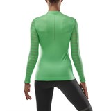 CEP ULTRALIGHT LONG SLEEVE RUN SHIRT (W) Футболка беговая с длинным рукавом женская Зеленый - фото 276506