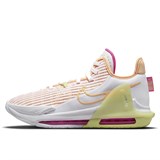 Nike LEBRON WITNESS VI Кроссовки баскетбольные Белый/Салатовый/Розовый - фото 276691