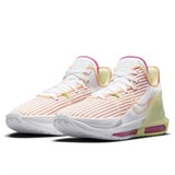 Nike LEBRON WITNESS VI Кроссовки баскетбольные Белый/Салатовый/Розовый - фото 276695
