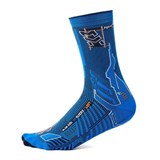 Moretan SQUARD Носки беговые высокие Синий/Черный - фото 276727