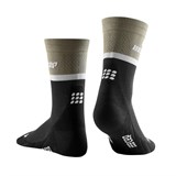CEP THE RUN COMPRESSION MID CUT SOCKS 4.0 Компрессионные носки Черный/Оливковый - фото 276785
