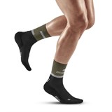 CEP THE RUN COMPRESSION MID CUT SOCKS 4.0 Компрессионные носки Черный/Оливковый - фото 276786