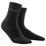 CEP ALLDAY MERINO MID CUT SOCKS Компрессионные носки с шерстью мериноса для восстановления Черный - фото 276877