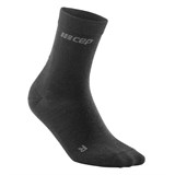 CEP ALLDAY MERINO MID CUT SOCKS Компрессионные носки с шерстью мериноса для восстановления Черный - фото 276879