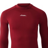 Jögel CAMP PERFORMDRY TOP LS Футболка компрессионная с длинным рукавом Гранатовый - фото 276903