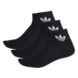 Adidas MID-CUT ANKLE SOCKS 3P Носки высокие Черный/Белый - фото 277023
