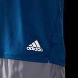 Adidas RUN IT Футболка беговая Голубой/Белый - фото 277050