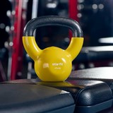 Starfit DB-401 4КГ Гиря виниловая Желтая - фото 277156