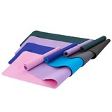 Starfit FM-201 TPE 183X61X0,4 СМ Коврик для йоги и фитнеса Розовый пастель/Фиолетовый пастель - фото 277176