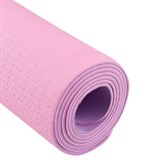 Starfit FM-201 TPE 183X61X0,4 СМ Коврик для йоги и фитнеса Розовый пастель/Фиолетовый пастель - фото 277177