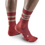 CEP HIKING 80S MID CUT COMPRESSION SOCKS Компрессионные носки Розовый/Золотой - фото 277333