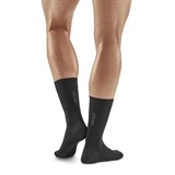 CEP ALLDAY MID CUT COMPRESSION SOCKS Компрессионные носки для восстановления и путешествий Черный/Серый - фото 277462
