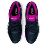 Asics NETBURNER BALLISTIC FF MT 2 (W) Кроссовки волейбольные женские Темно-синий/Розовый - фото 277541