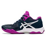Asics NETBURNER BALLISTIC FF MT 2 (W) Кроссовки волейбольные женские Темно-синий/Розовый - фото 277544
