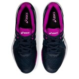 Asics NETBURNER BALLISTIC FF 2 (W) Кроссовки волейбольные женские Темно-синий/Розовый - фото 277549