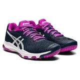 Asics NETBURNER BALLISTIC FF 2 (W) Кроссовки волейбольные женские Темно-синий/Розовый - фото 277550