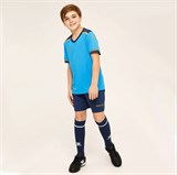 Kelme FOOTBALL SUIT KID Форма футбольная детская Голубой/Темно-синий - фото 277635