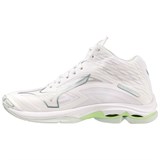Mizuno WAVE LIGHTNING Z7 MID (W) Кроссовки волейбольные женские Белый/Зеленый - фото 277717