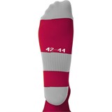 Jögel CAMP BASIC SOCKS Гетры футбольные Гранатовый/Серый/Белый - фото 277747