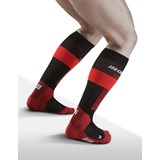 CEP SKI MERINO TALL COMPRESSION SOCKS Компрессионные гольфы с шерстью мериноса для горнолыжного спорта Черный/Красный - фото 277833