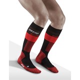 CEP SKI MERINO TALL COMPRESSION SOCKS Компрессионные гольфы с шерстью мериноса для горнолыжного спорта Черный/Красный - фото 277834