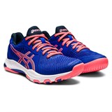 Asics NETBURNER BALLISTIC FF 2 (W) Кроссовки волейбольные женские Синий/Розовый - фото 278016