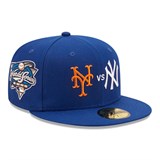 New Era 59FIFTY NEW YORK METS VS YANKEES COOPERSTOWN BLUE Бейсболка Синий/Белый/Черный - фото 278071