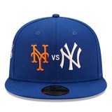 New Era 59FIFTY NEW YORK METS VS YANKEES COOPERSTOWN BLUE Бейсболка Синий/Белый/Черный - фото 278072