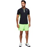 Asics MATCH M POLO SHIRT Поло теннисное Черный/Салатовый - фото 278480