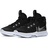 Nike LEBRON WITNESS V Кроссовки баскетбольные Черный/Белый - фото 278692