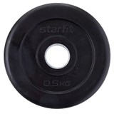 Starfit BB-202 0,5 КГ Диск обрезиненный стальная втулка 26 мм - фото 278878