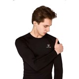 Kelme TECH FIT L/S (THIN) Термофутболка с длинным рукавом Черный - фото 278937