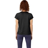 Asics ASICS BIG LOGO TEE II (W) Футболка беговая женская Темно-серый/Черный - фото 278948