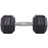 Starfit DB-301 12 КГ Гантель обрезиненная Черный - фото 278991