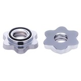 Starfit CORE BB-103 Гриф для штанги прямой 180 см, d=25 мм, металлический с замками - фото 279034