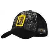 Buff TRUCKER CAP HOWEY BLACK Бейсболка беговая Черный/Желтый - фото 279063