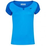 Babolat PLAY CAP SLEEVE TOP (W) Футболка теннисная женская Синий/Темно-синий - фото 279286