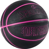 Spalding STREET PHANTOM (84-385Z) Мяч баскетбольный Черный/Розовый - фото 279501