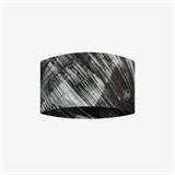 Buff COOLNET UV+ WIDE HEADBAND STAL GREY Повязка Черный/Серый - фото 279669