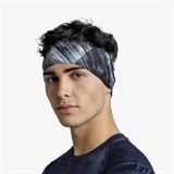 Buff COOLNET UV+ WIDE HEADBAND STAL GREY Повязка Черный/Серый - фото 279670