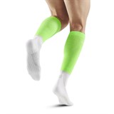 CEP THE RUN COMPRESSION TALL SOCKS 4.0 Компрессионные гольфы Белый/Салатовый - фото 279742