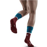CEP THE RUN COMPRESSION MID CUT SOCKS 4.0 (W) Компрессионные носки женские Бордовый/Синий - фото 279751