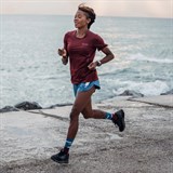 CEP THE RUN COMPRESSION MID CUT SOCKS 4.0 (W) Компрессионные носки женские Бордовый/Синий - фото 279753