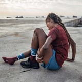 CEP THE RUN COMPRESSION MID CUT SOCKS 4.0 (W) Компрессионные носки женские Бордовый/Синий - фото 279754