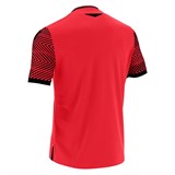 Macron TUREIS Футболка игровая футбольная Красный/Черный - фото 279929