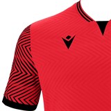 Macron TUREIS Футболка игровая футбольная Красный/Черный - фото 279930