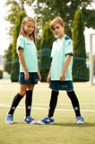 Kelme FOOTBALL SUIT KID Форма футбольная детская Голубой/Синий/Золотой - фото 279966