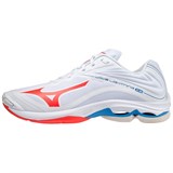 Mizuno WAVE LIGHTNING Z6 Кроссовки волейбольные Белый/Красный/Синий - фото 279984